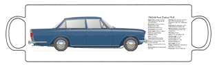 Ford Zodiac MkIII 1962-66 Mug 2